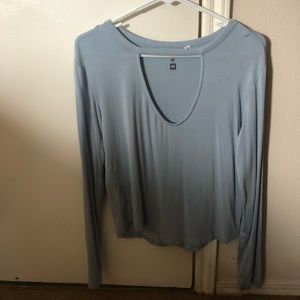 PacSun Long Sleeve Top with Cut Out